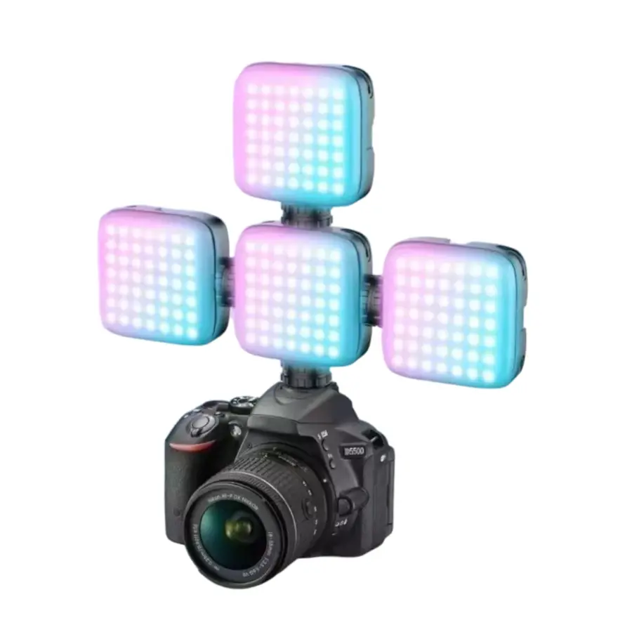 Plokama U80 Pro Portable RGB LED Light – Mini Photography Lamp Video Light for Mobile - photo 2 - Shopo.lk