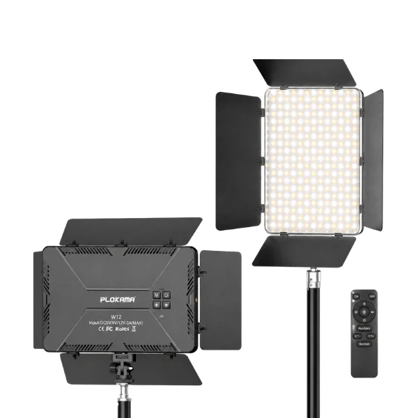 Plokama W12 Rechargeable LED Fill Light - Shopo.lk Sri Lanka