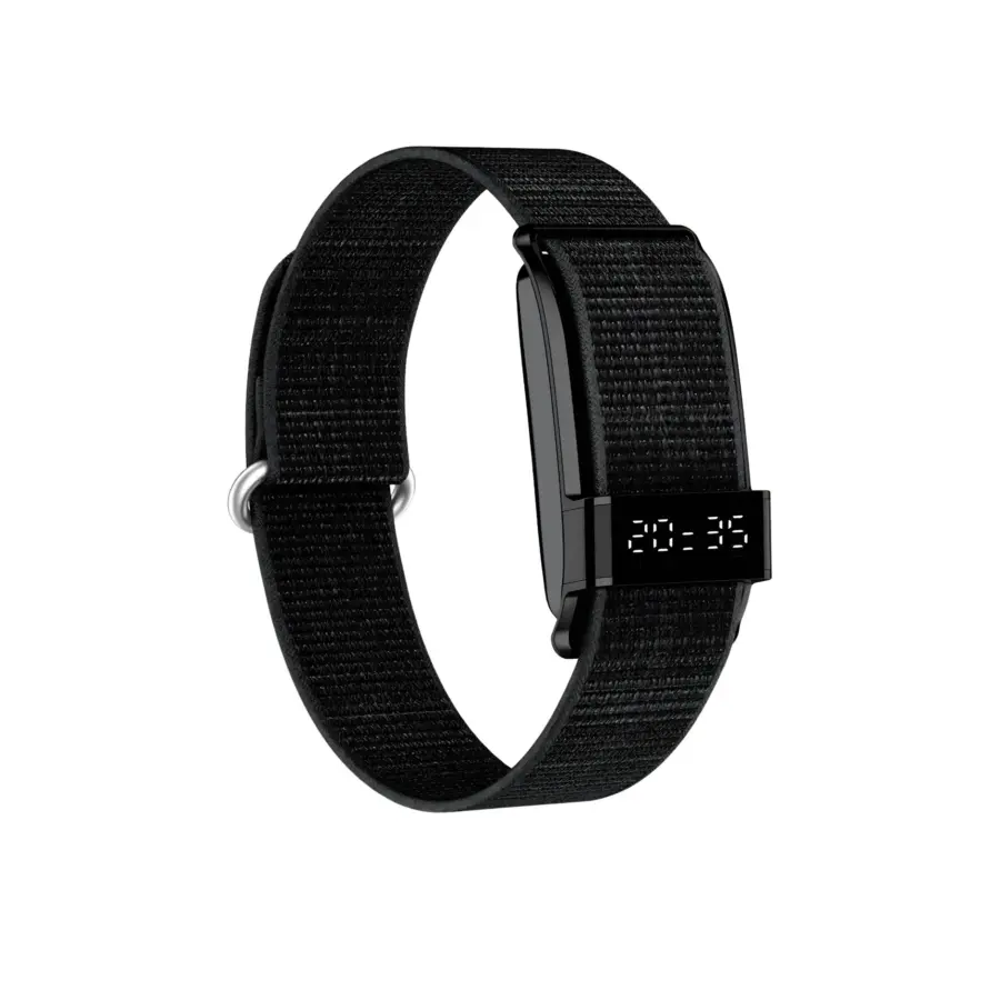 Porodo TrackFit Pro Smart Bracelet with Display – Black