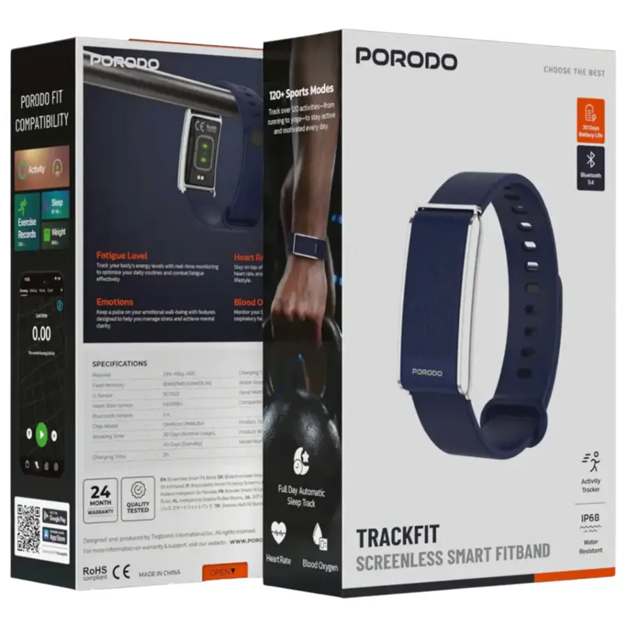 Porodo TrackFit Screenless Smart Fitband – photo 8