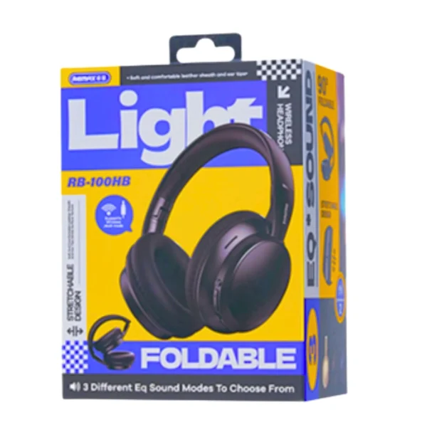 Remax RB-100HB Foldable Wireless Headphone - photo 3 - Shopo.lk