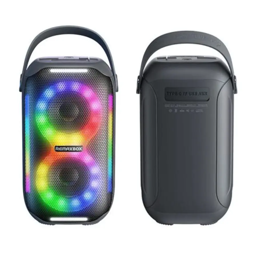 Remax RB-M18 Party Light Portable Wireless Speaker Black - Shopo.lk Sri Lanka