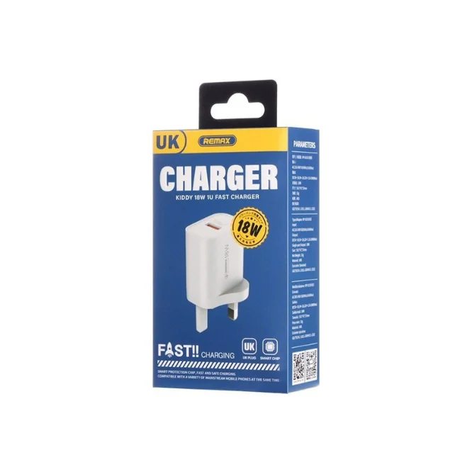 Remax RP-U119 18W 3-Pin Wall Charger – White – photo 2