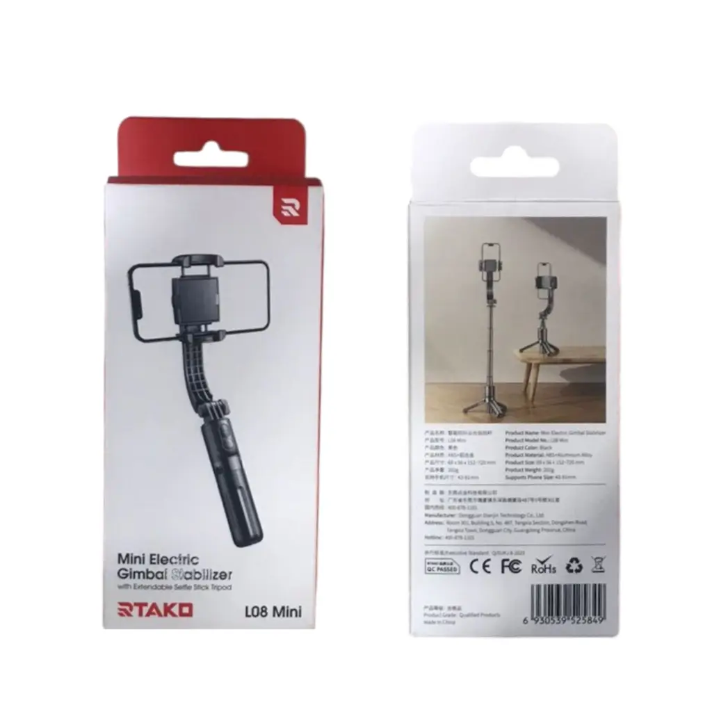 Rtako L08 Mini Mini Electric Gimbal Stabilizer - photo 4 - Shopo.lk