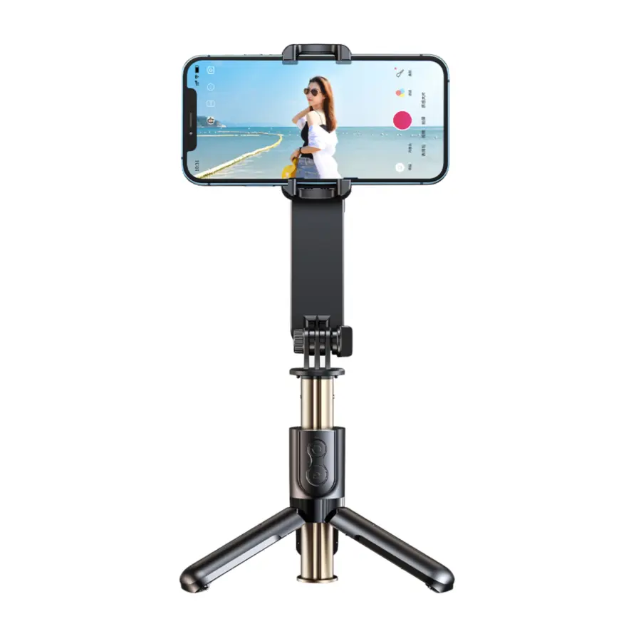 Rtako L09 Mini Electric Gimbal Stabilizer Selfie Stick - Shopo.lk Sri Lanka