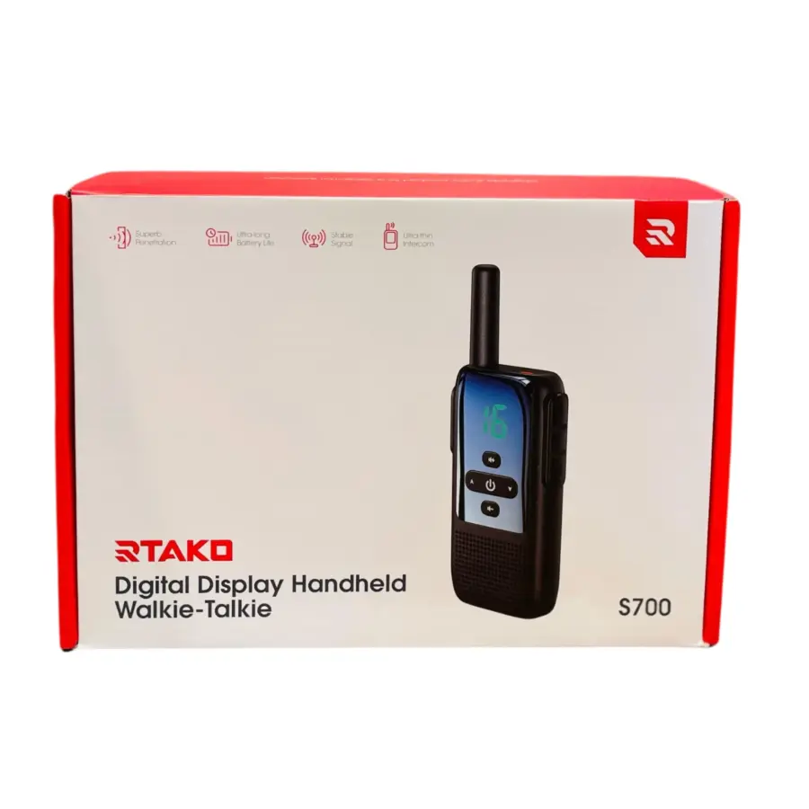 RTAKO S700 Digital Display Walkie Talkie 2PCS - photo 3 - Shopo.lk