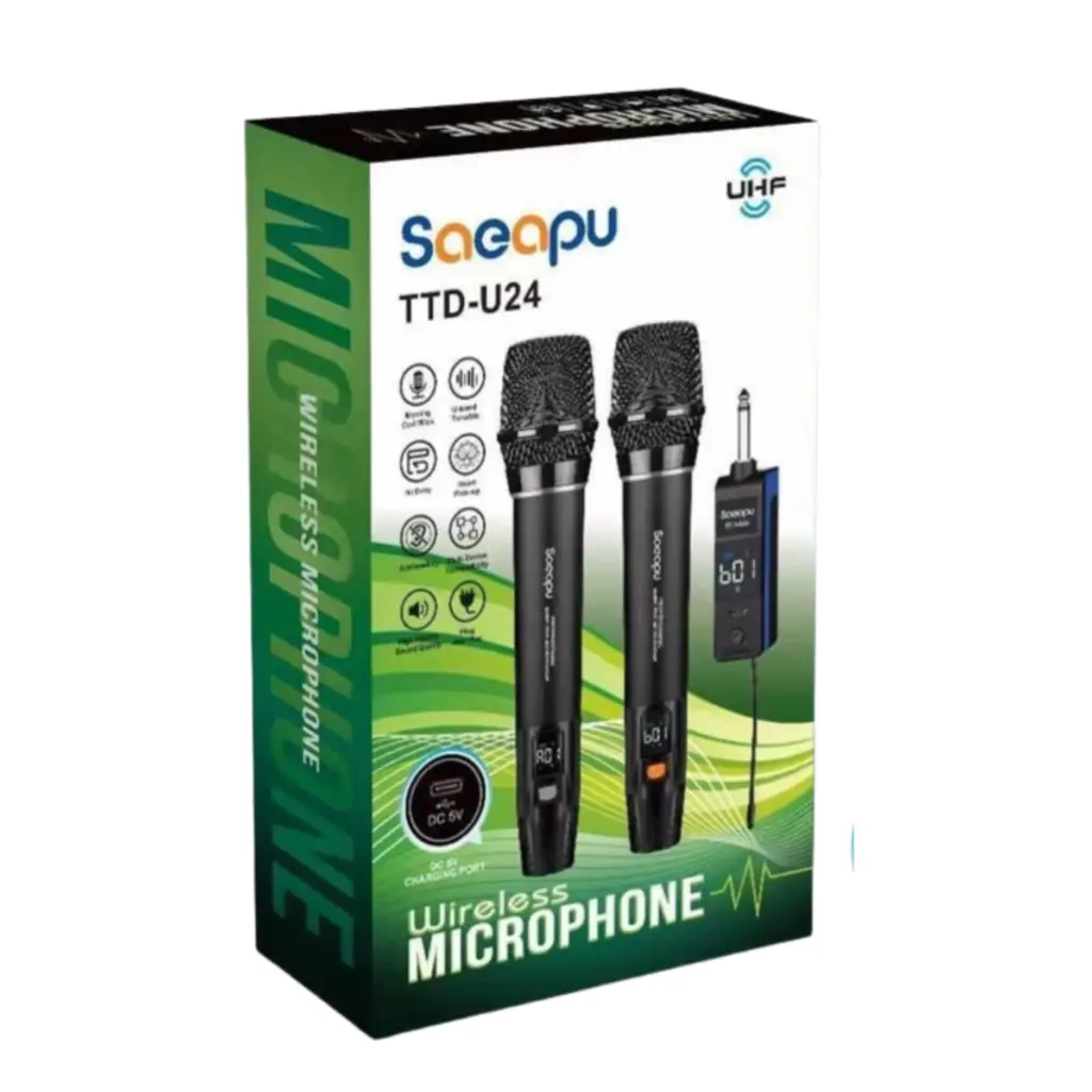Saeapu TTD-U24 Wireless Microphone - photo 3 - Shopo.lk