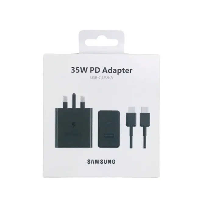 Samsung 35W PD Adapter USB-C USB-A And Type-C To C Cable - CN Version - photo 4 - Shopo.lk