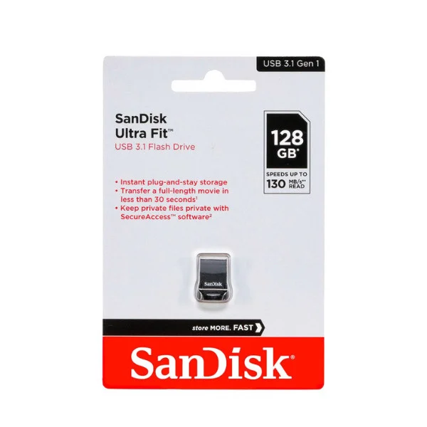 SanDisk Ultra Fit Flash Drive 128GB - Shopo.lk Sri Lanka