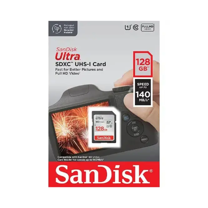 SanDisk Ultra SDXC 128GB 140MBS - Shopo.lk Sri Lanka