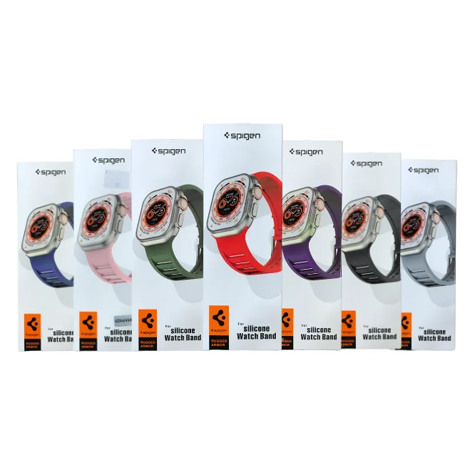 Spigen SP-07 Silicone Watch Strap - Shopo.lk Sri Lanka
