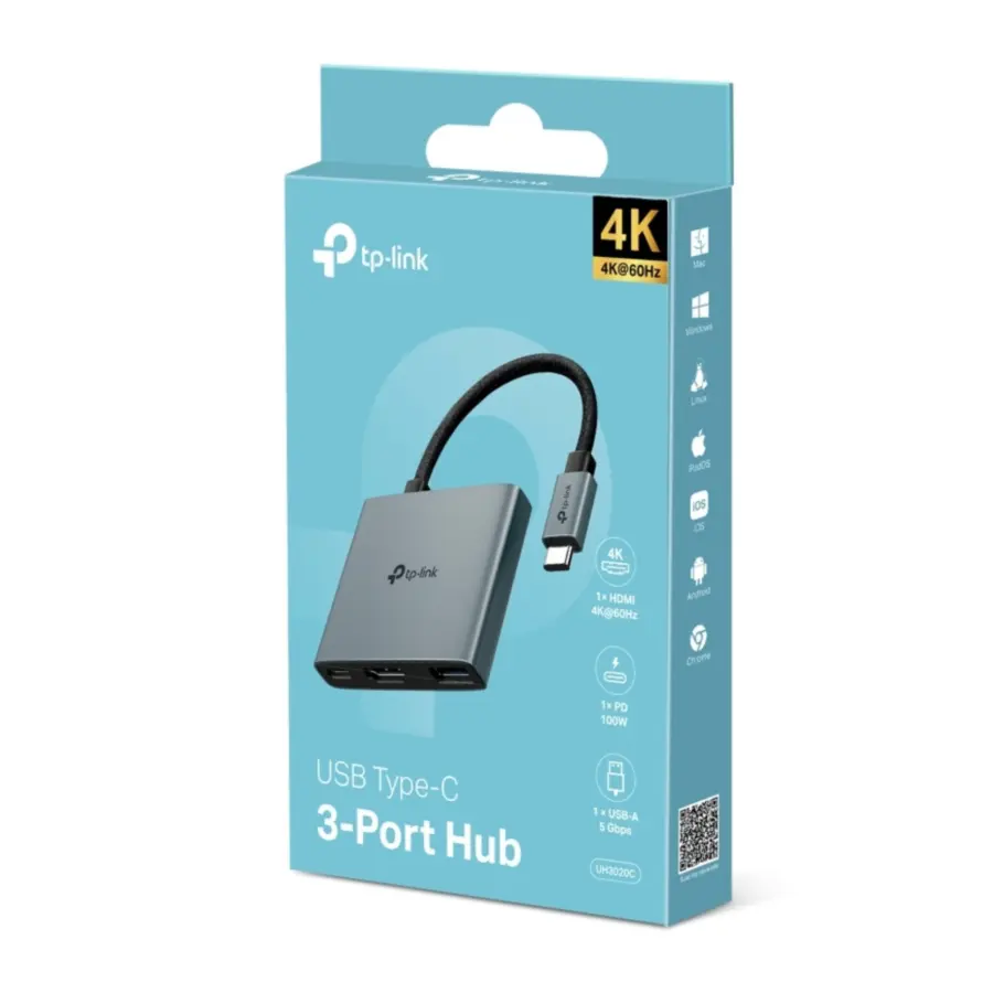 TP-link UH3020C USB Type-C 3 Port Hub - photo 5 - Shopo.lk