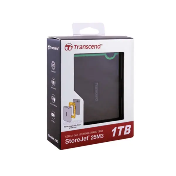 Transcend 1TB Hard Drive USB 3.1 - photo 3 - Shopo.lk