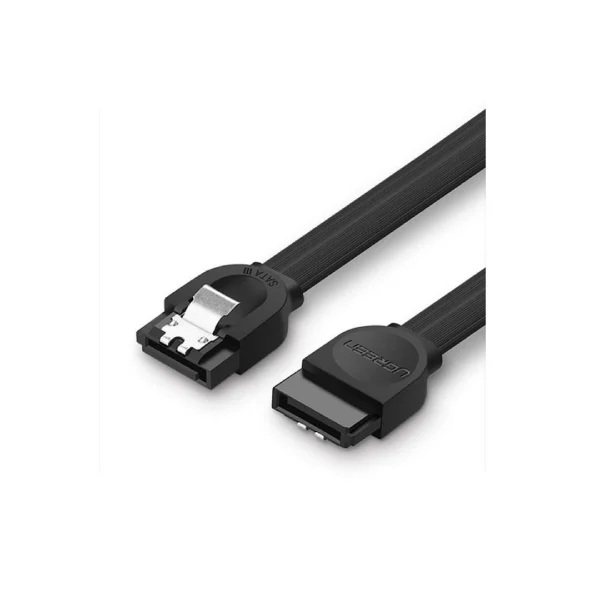 UGREEN 0.5m SATA 3.0 Data Cable - Black (30796) - Shopo.lk Sri Lanka