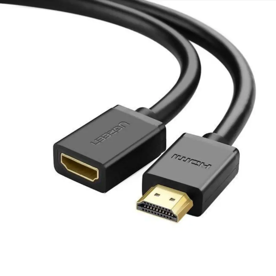 UGREEN 10140 HDMI Male To Female Cable 0.5m Black - Shopo.lk Sri Lanka