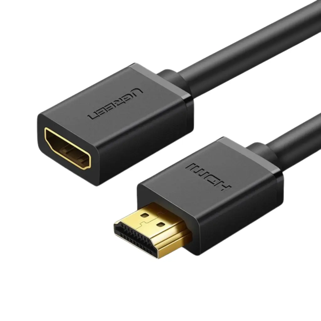 UGREEN 10140 HDMI Male To Female Cable 0.5m Black - Shopo.lk Sri Lanka