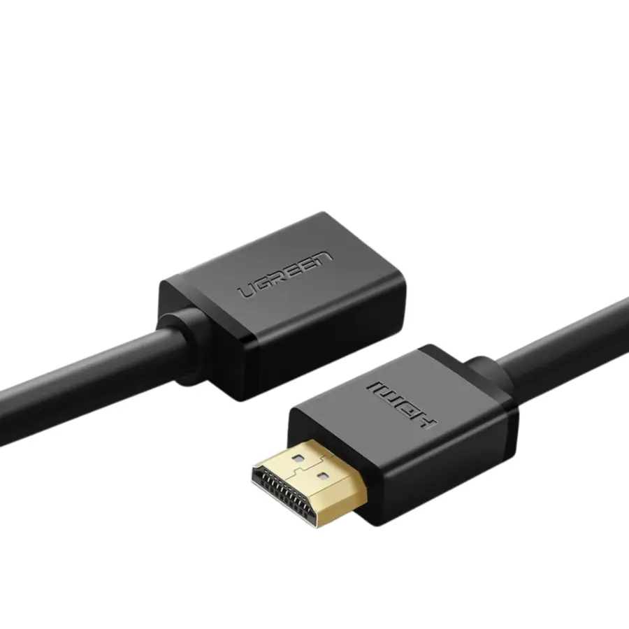 UGREEN 10140 HDMI Male To Female Cable 0.5m Black - Shopo.lk Sri Lanka