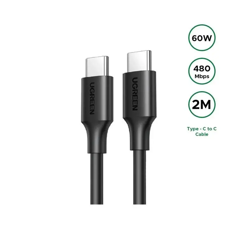 UGREEN 10306 USB-C 2.0 M/m Cable 2M - Shopo.lk Sri Lanka