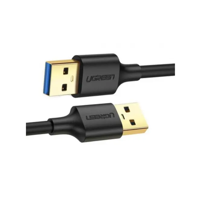 UGREEN 10371 USB-A 3.0 Male To Male Cable 2m Black - Shopo.lk Sri Lanka