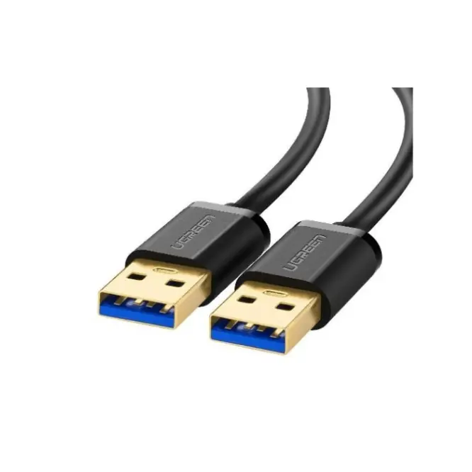 UGREEN 10371 USB-A 3.0 Male To Male Cable 2m Black - Shopo.lk Sri Lanka
