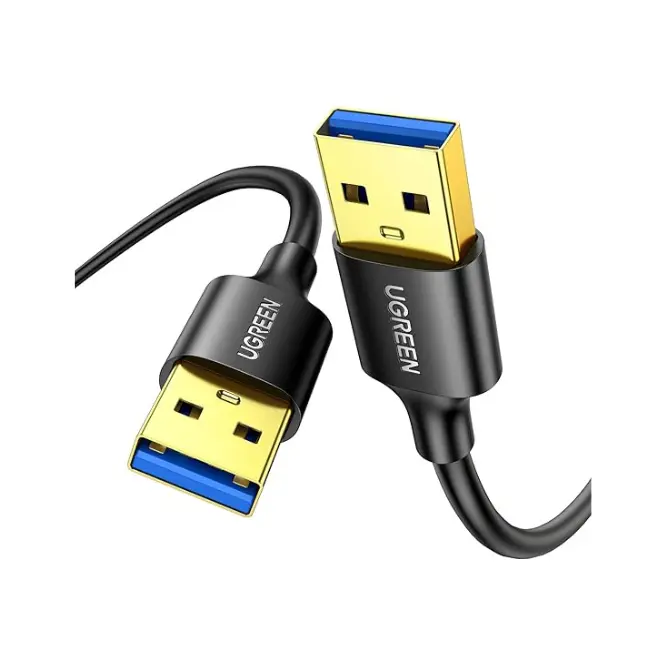 UGREEN 10371 USB-A 3.0 Male To Male Cable 2m Black - Shopo.lk Sri Lanka