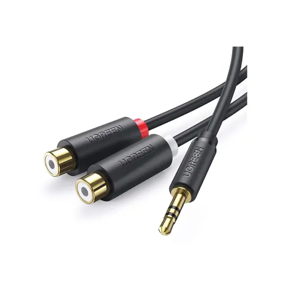 UGREEN 10547 Cable Audio Jack 3.5mm Male To 2 RCA Female - Shopo.lk Sri Lanka
