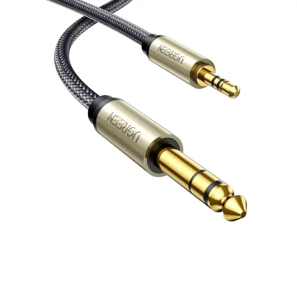 UGREEN 10625 3.5mm Male To 6.35 Male Stereo Audio Cable 1M - Shopo.lk Sri Lanka