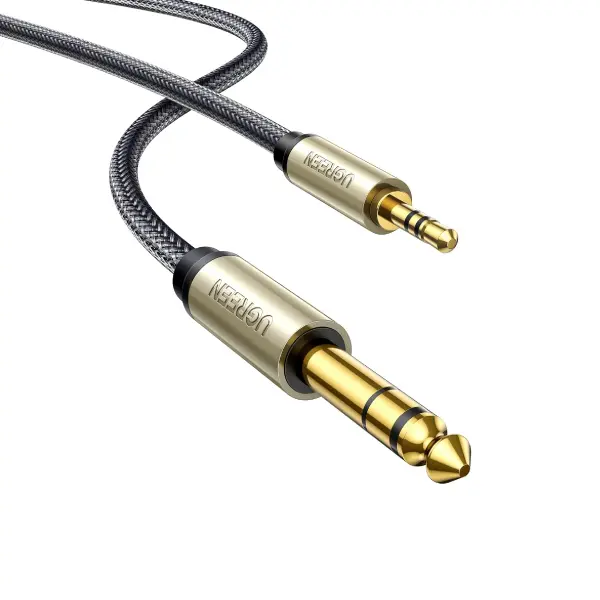 UGREEN 10625 3.5mm Male To 6.35 Male Stereo Audio Cable 1M - Shopo.lk Sri Lanka