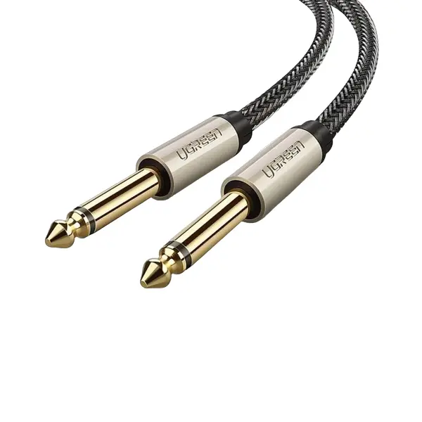UGREEN 10639 6.5mm Male To Male Stereo Auxiliary Aux Cable 3m - Shopo.lk Sri Lanka