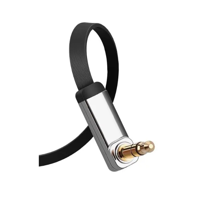 UGREEN 10729 3.5mm Male To 3.5mm Male Flat Cable 5m - Black - Shopo.lk Sri Lanka