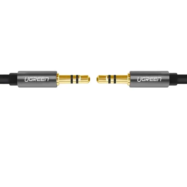 UGREEN 10732 3.5mm Male to Male AUX Cable 0.5M (Black) - Shopo.lk Sri Lanka
