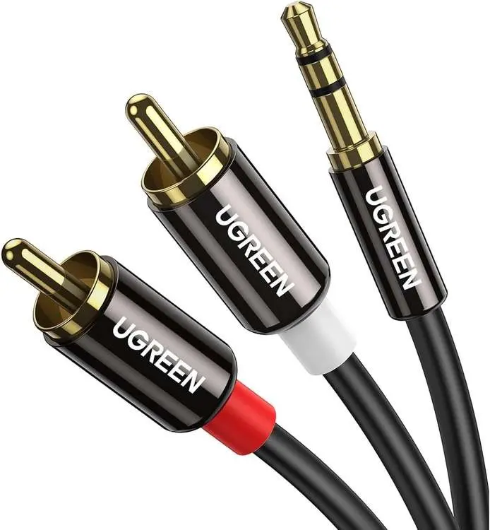 UGREEN 10749 3.5MM Male to 2RCA Male - Shopo.lk Sri Lanka