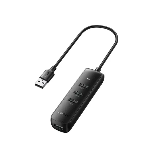 UGREEN 10915 4-in-1 USB HUB - 4x USB Type A 3.0 PD DC 12V - Shopo.lk Sri Lanka