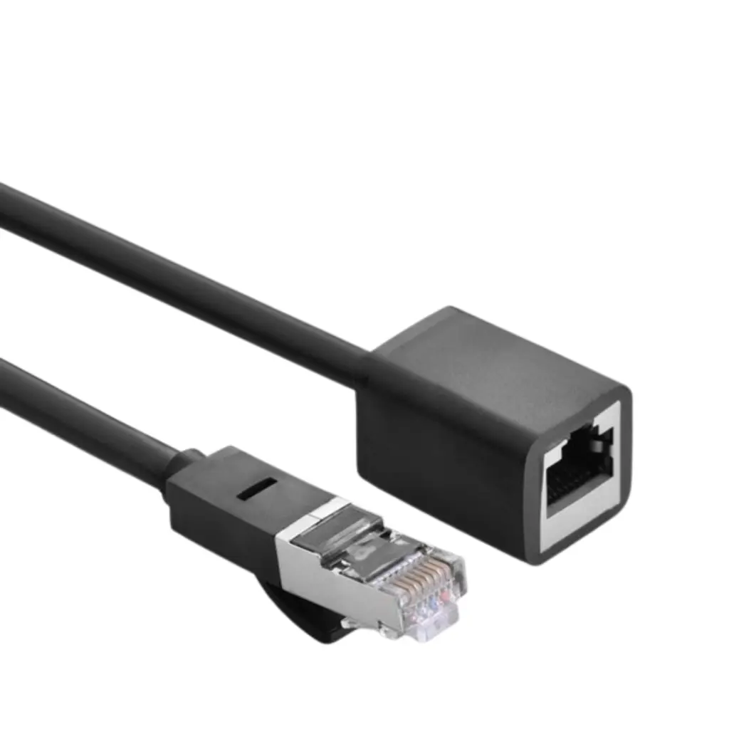 UGREEN 11282 CAT 6 F/UTP Ethernet RJ45 Extension Male/Female Patch Cords 3m Black - Shopo.lk Sri Lanka