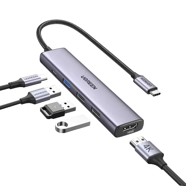 UGREEN 15495 5-in-1 USB-C Multifunction Adapter - Shopo.lk Sri Lanka