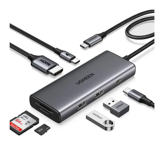 UGREEN 15531 7-in-1 USB-C Multifunction Adapter - Shopo.lk Sri Lanka