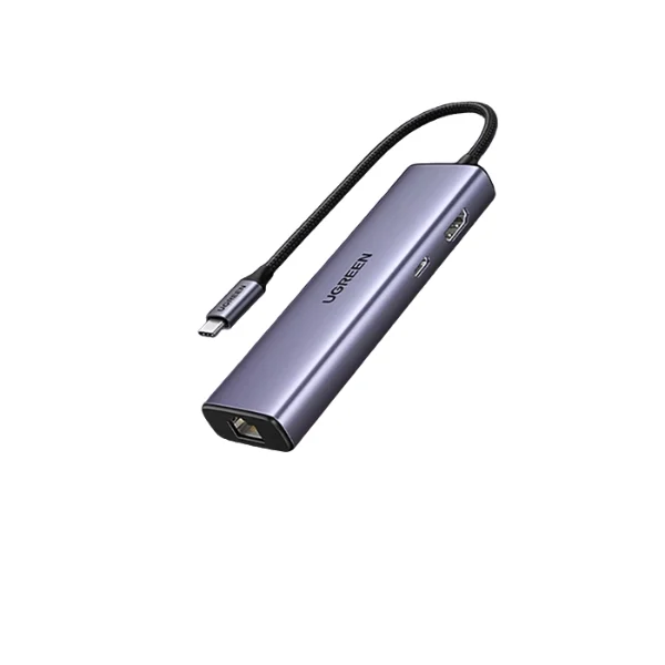UGREEN 15598 100W 6-in-1 USB-C Multifunction Adapter - Shopo.lk Sri Lanka