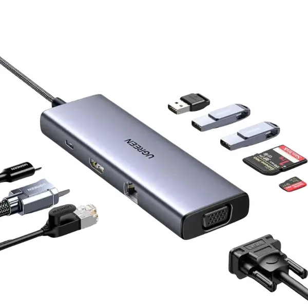 UGREEN 15600 9-in-1 USB-C Multifunction Adapter - Shopo.lk Sri Lanka