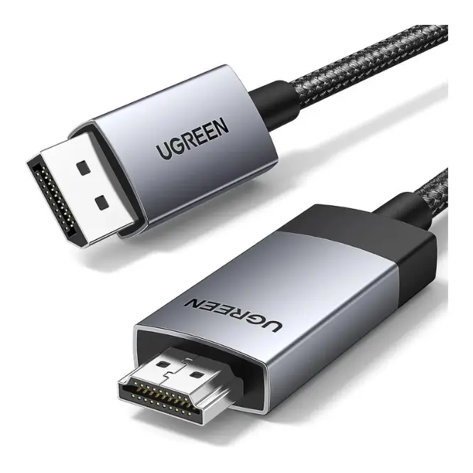 UGREEN 15773 1M 4K 60hz Active Unidirectional Display Port To HDMI M/M Cable - Shopo.lk Sri Lanka