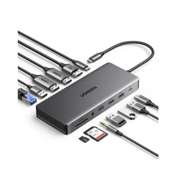 UGREEN 15978 Revodok Pro 313 13-in-1 USB-C Hub - Shopo.lk Sri Lanka