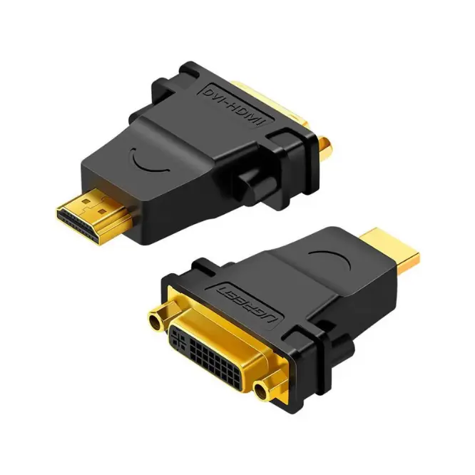 UGREEN 20123 HDMI Male To Dvi 24+5 Female Adapter Black - Shopo.lk Sri Lanka