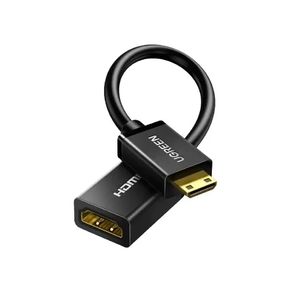 UGREEN 20137 Mini HDMI to HDMI Adapter Cable 4K@60Hz Mini HDMI - Shopo.lk Sri Lanka