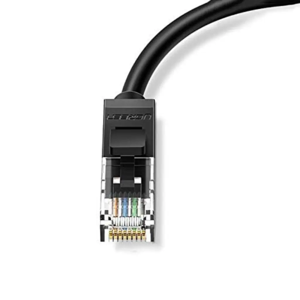 UGREEN 20162 CAT 6 Round Ethernet Cable 5m Black - Shopo.lk Sri Lanka