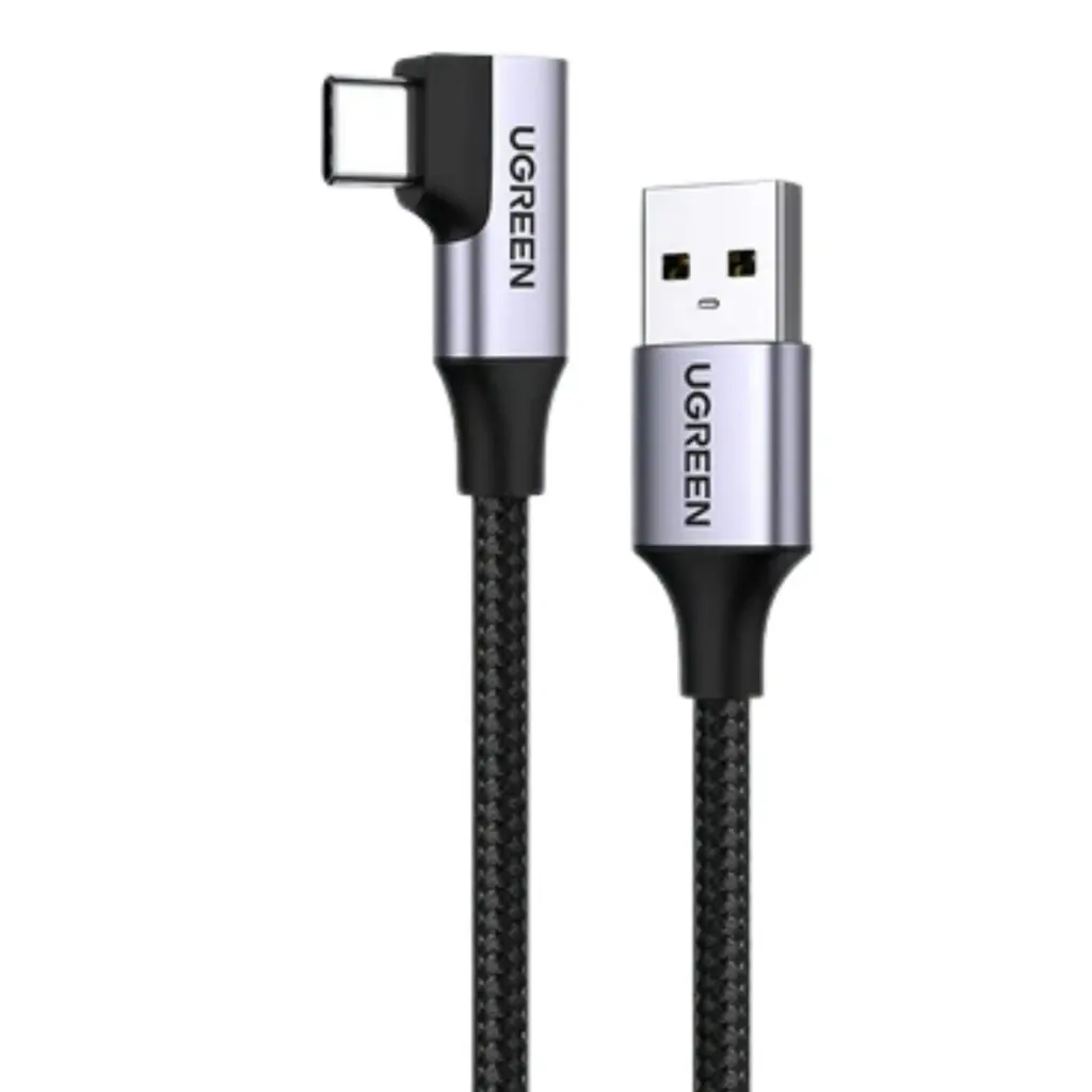 UGREEN 20299 USB-A to USB-C 90° Fast Charging Cable 1M - Shopo.lk Sri Lanka