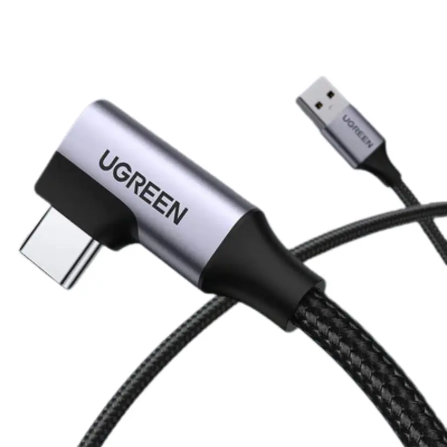 UGREEN 20299 USB-A to USB-C 90° Fast Charging Cable 1M - Shopo.lk Sri Lanka