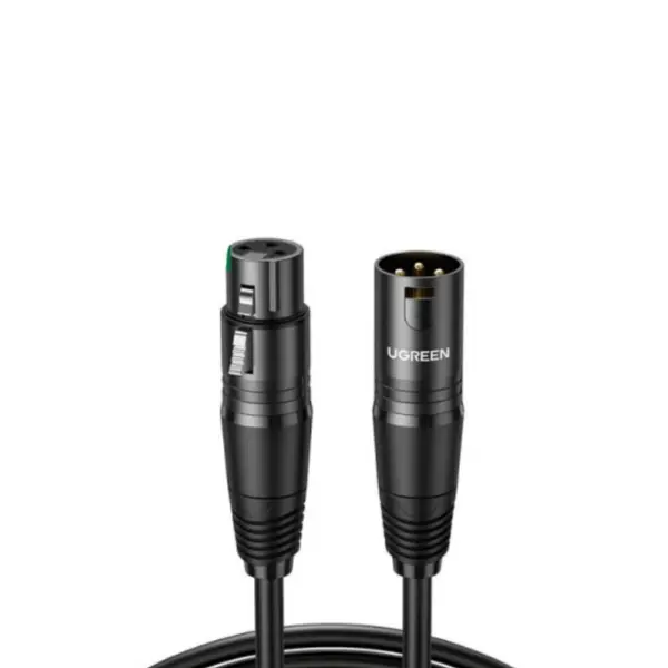 UGREEN 20708 Cannon Male to Female Microphone Extension Audio Cable 1M - Shopo.lk Sri Lanka
