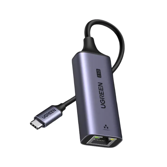 UGREEN 25052 CM648 USB-C To RJ45 Ethernet 2.5G Adapter Gray - Shopo.lk Sri Lanka