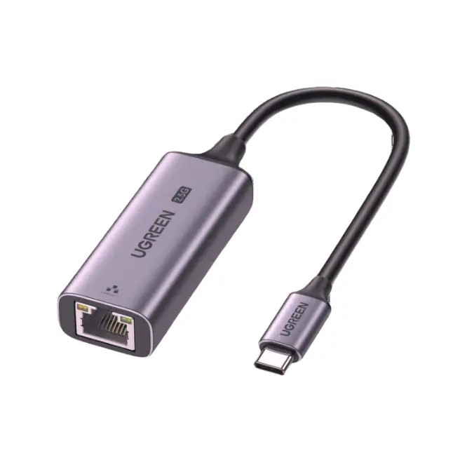 UGREEN 25052 CM648 USB-C To RJ45 Ethernet 2.5G Adapter Gray - Shopo.lk Sri Lanka