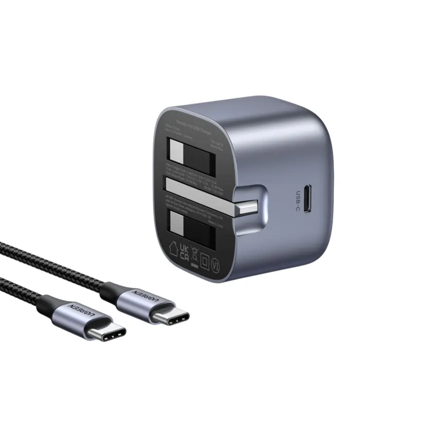 UGREEN 25114 Nexode 30W USB-C GaN Fast Charger UK – Space Gray - Shopo.lk Sri Lanka