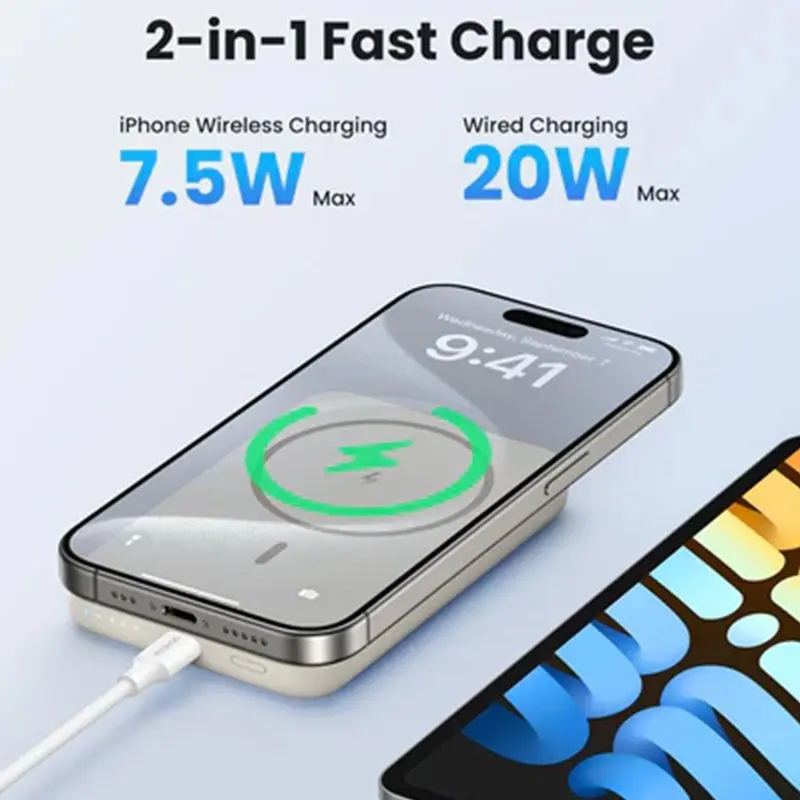 Ugreen 25208 20W 10000MAH Zapix Fast Charging Wireless Powerbank - Shopo.lk Sri Lanka